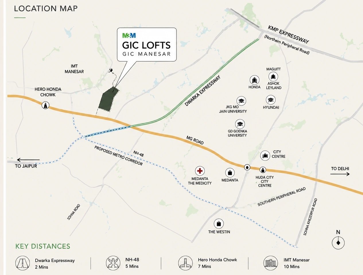 Smartworld Gic Lofts Location Map